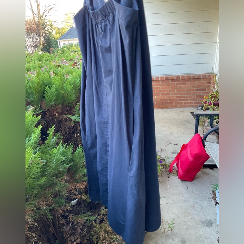 COS navy adjustable sun dress. Size medium. - Picture 4 of 15